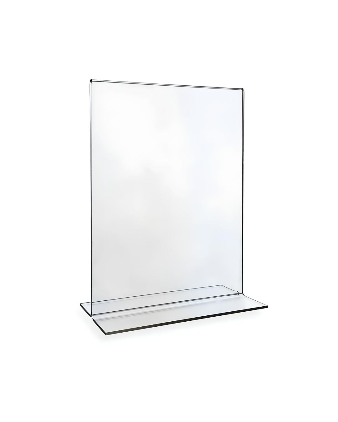 A6 T Tipi Dikey Masaüstü Şeffaf Pleksi Föylük (10 Adet)