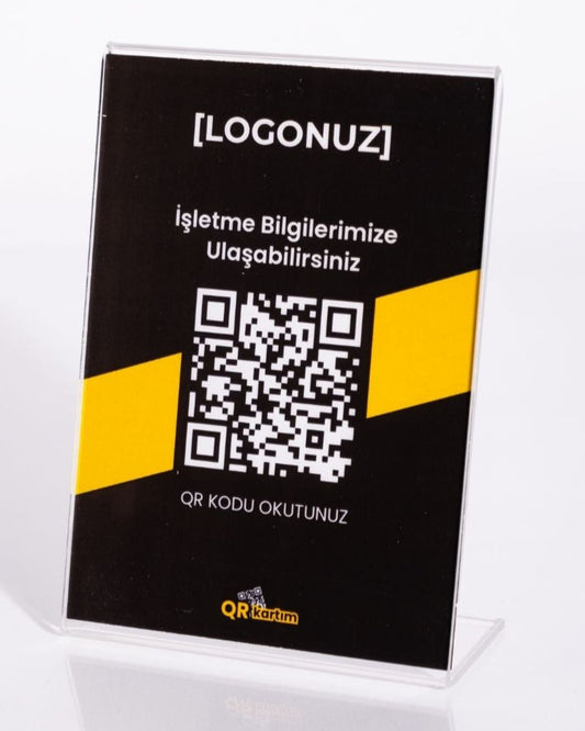 İşletme QR Kart (Standlı)