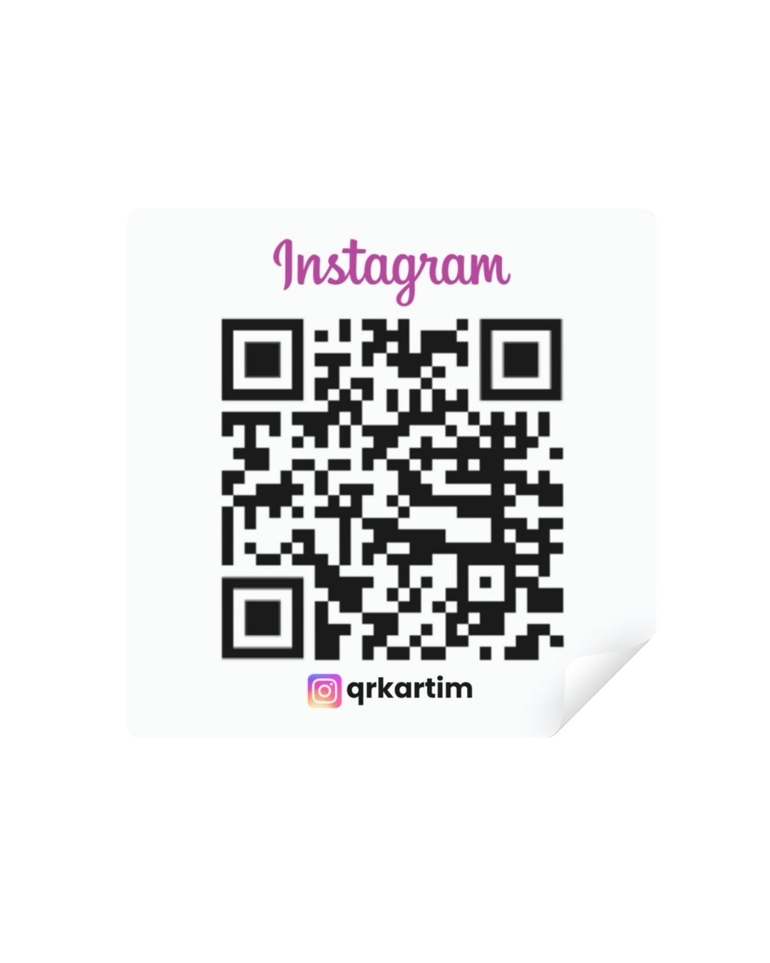 Sticker QR