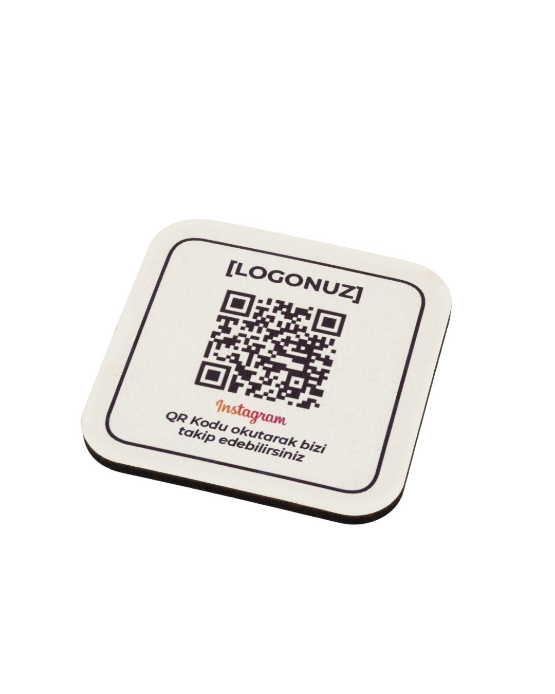QR Bardak Altlığı (5 Adet)