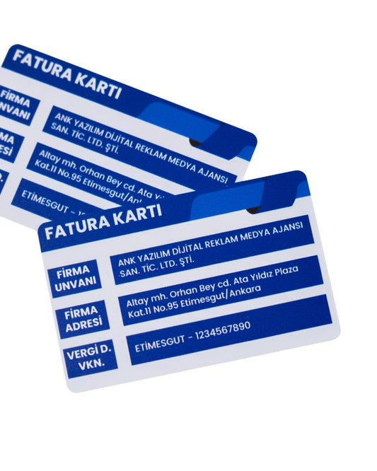 Fatura Kartı