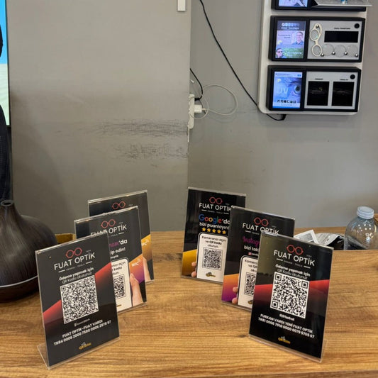 Iban ile Ödeme QR Kart (Standlı)